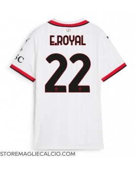 AC Milan Emerson Royal #22 Maglia Gara Trasferta Repliche 2024-25 Donna